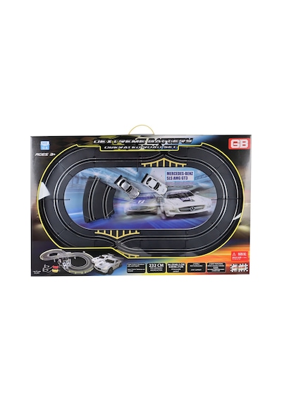 Drive 2 Mercedes Arabalı Slot Yarış Pisti Seti 232 Cm Siyah