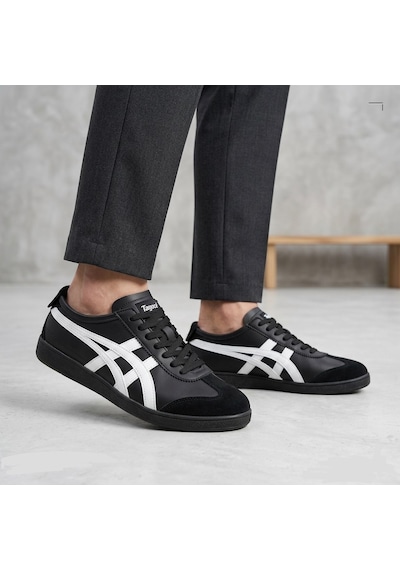 Tayger Etayger Erkek Günlük Spor Sneaker Ayakkabı Siyah - Beyaz