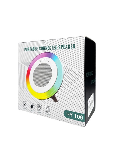 Hy-106 Minibox Kablosuz Hoparlör - Speaker Beyaz Nt-108816