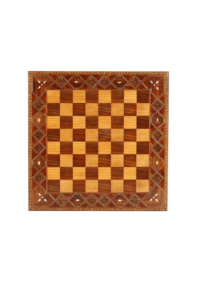 Gifthome 4092 Metal Roma Satranç Takımı Antik Ve El Yapımı Masif Ahşap Satranç Tahtası