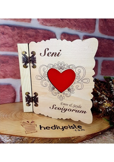 Kişiye Özel Seni Seviyorum Defter