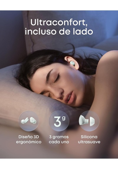 Tr Anker Soundcore Sleep A30 Uyku Kulaklığı, Aktif Gürültü Engelleme Anc , Pasif İzolasyon, Horlama Maskeleyici,
