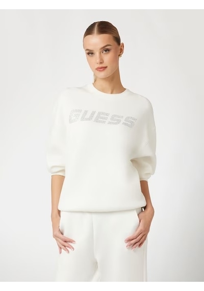 Guess Cecilia Kadın Sweatshirt V4bq15k7uw2 Beyaz