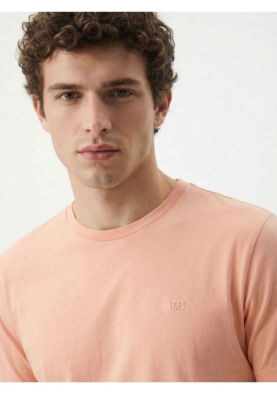 Regular Fit Erkek Tshirt K.kol Pembe