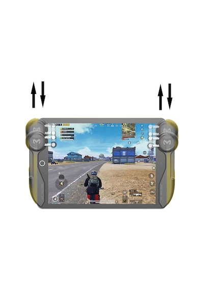 Memo Akpad6K Apple Uyumlu iPad  Tablet Için 6 Parmak Tetik Pubg Mobile Joystic