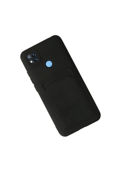 Xiaomi Redmi 9c Uyumlu Kılıf Kelvin Kartvizitli Silikon - Siyah
