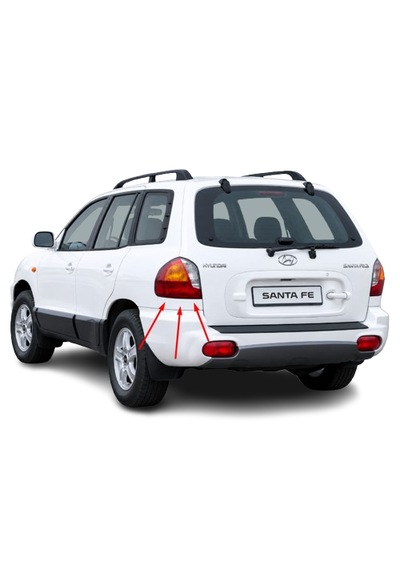 Hyundaı Santa Fe 2001-2005 Arası Depo Sağ Ve Sol Stop Lambası 92410-26000 / 92420-26000