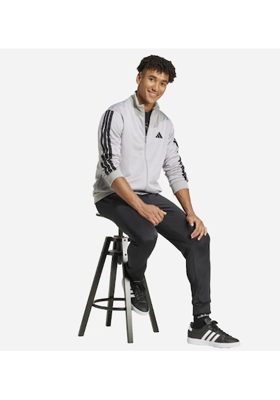 Adidas Sportswear Basic 3-stripes French Terry Erkek Eşofman Takımı Gri