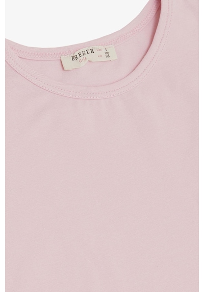 Breeze Kız Çocuk Tunik Elbise Dostluk Temalı Prenses Kedicik Baskılı 1.5-5 Yaş, Pembe-pembe Pembe