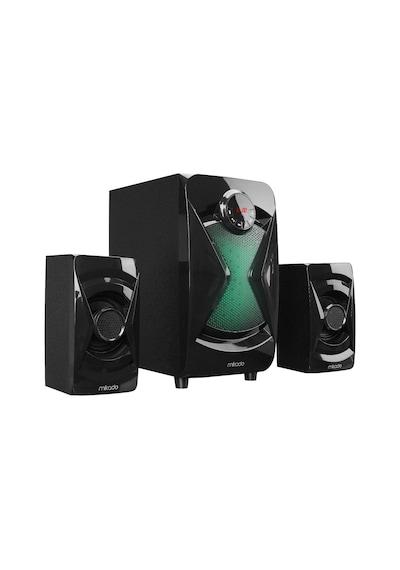 Ses Sistemi 2+1 38w Bt/usb/fm/aux Rgb Ledli Mikado Md-370bt