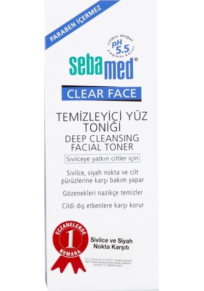 Clear Face Sivilce ve Akne Karşıtı Yüz Temizleyici Tonik 150 ml