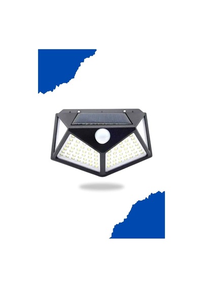 Northcity Sensörlü Güneş Enerjili Duvar Lambası - 100 Led Bahçe Aydınlatma