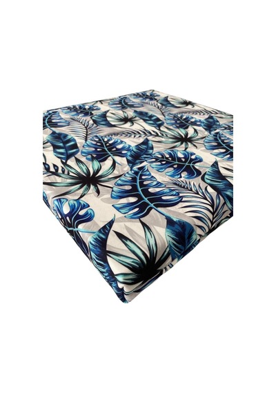 Sandalye Minderi Su Geçirmez Güneş Dayanımlı Outdoor Kumaş Koltuk Minderi 50x50x8cm 4 Adet Palmiye