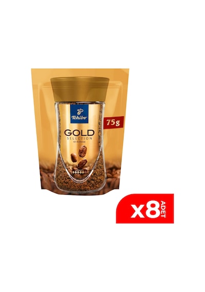 Tchibo Gold Selection Çözünebilir Kahve Ekonomik Paket 75 Gr. 8'li Paket Granül