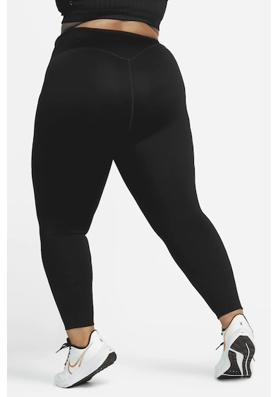 Nike Go Firm-support High-waisted Full-legth Plus Size Womens Tight Kadın Koşu Antreman Taytı Siyah