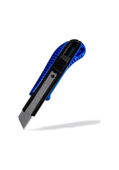 Büyük Maket Bıçağı Alüminyum Ağızlı 18mm + 10 Yedek Uç