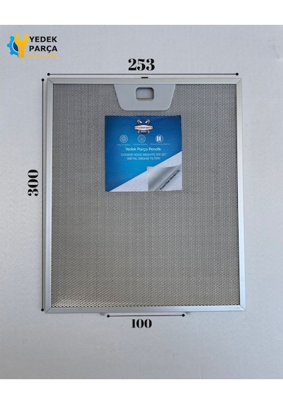 Profilo Uyumlu: Dvp6c450 253x300 Mm Aspiratör & Davlumbaz Tel Yağ Filtresi Model: 11013941 - 4055081220 9197062495 25,3x30 Cm