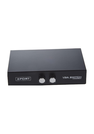 Ancheyn Vga Switch Çoklayıcı Ekran Ve Kasa Çoğaltıcı 2 Ekran 1 Kasa Veya 2 Kasa 1 Ekran 4675