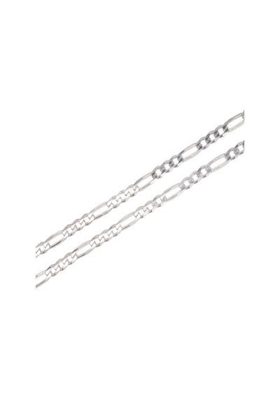Agakulche Figaro Zincir 3,7 Mm Gümüş Kolye