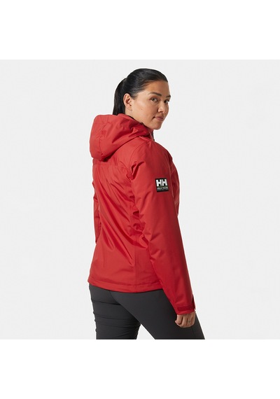 Helly Hansen Crew Hooded Midlayer 2.0 Kadın Kırmızı Kapüşonlu Mont Kırmızı