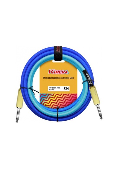 Kırlın Iwj-221gm Grb 3m Premıum Enstrüman Kablosu Gradıent Blue