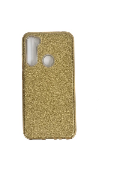 Kilifone - Redmi Note 8 Uyumlu Kılıf Koruyucu Simli Shining Silikon - Gold - T10920