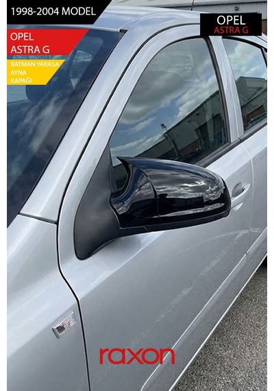 Opel Astra G 1998-2004 Batman & Yarasa Ayna Kapağı Parlak Piano Black Sport