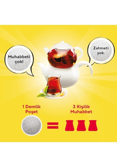 Lipton Yellow Label Demlik Poşet Çay 150'li Paket