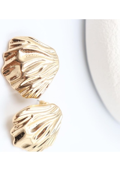 Gold Çelik Küpe 2,5 Cm Çok Renkli 42659114