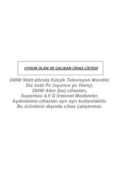Techmore 200 Watt 12 Volt To 220 Volt Cakmaktan Çevirici Socket Converter Modified Sinus Invert