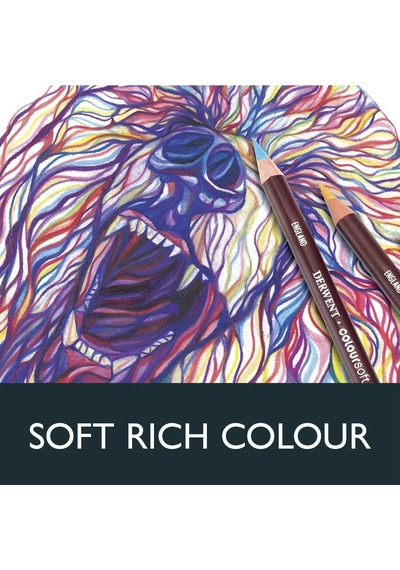 Coloursoft Serisi Kuru Kalem Seti - 72 Renk Metal Kutulu Genel