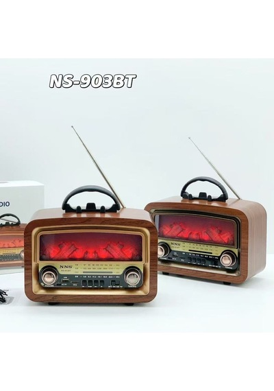 Şömine Alevi Efektli Usb / Tf Kart / Aux Girişi - Bluetooth Hoparlör 1800mah - Fm Radyo Nostaljik Radyo