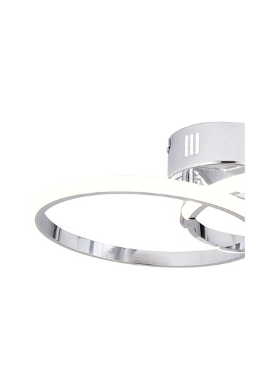 Pl 02 2 Model Krom 3 Renkli Salon Ve Oturma Odası İçin İdeal Alüminyum Avize, 45x10 Krom