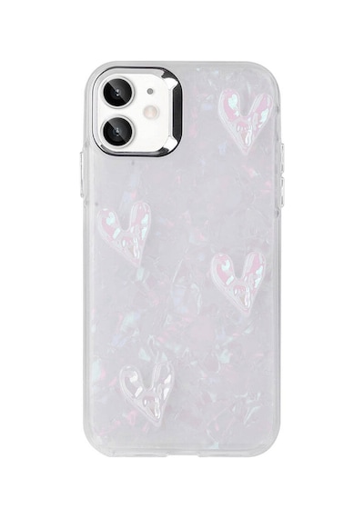 Zeyline Apple Uyumlu iPhone 11 Kabartma Figürlü Parlak Zore Eralli Silikon Kapak-ayı