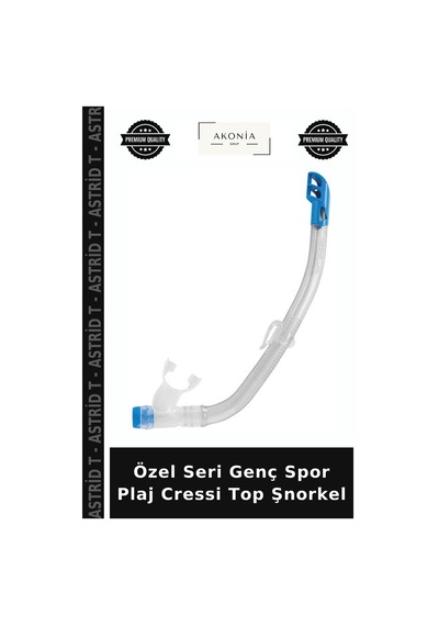 Özel Seri Genç Spor Plaj Cressi Top Şnorkel Pınk