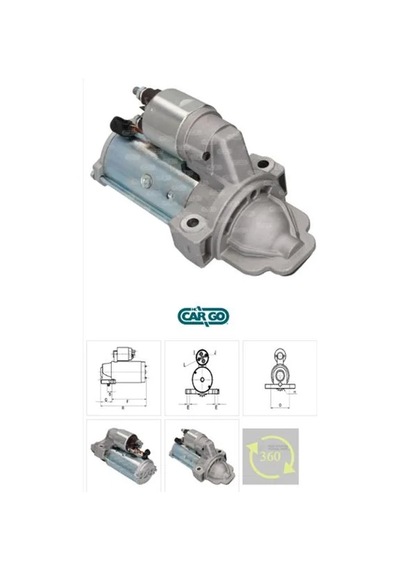 Ford Transıt Custom V347 Mars Motoru Valeo Tıp 12v 12 Dıs