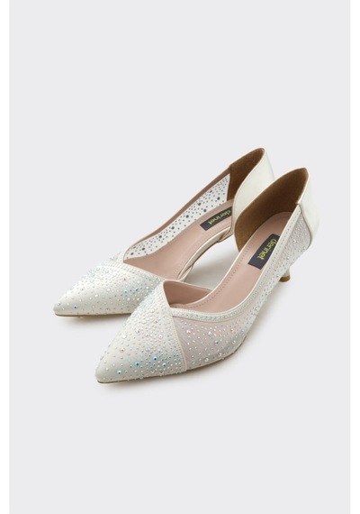 Derinet Melina Kısa Topuklu Stiletto Sedef SEDEF