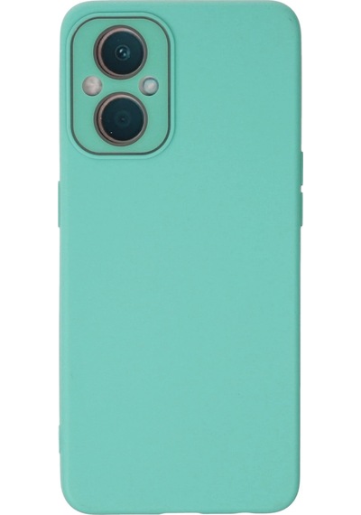 Newface - 49 - Oppo Reno 7 Lite Kılıf Lansman Glass Kapak - Csmo-tex - - Turkuaz