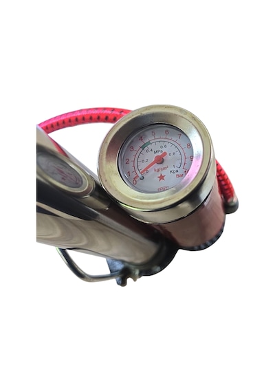 Fixonic B.h.d Bhd00324 T Saplı Saatli Krom Hava El Pompası 60cm