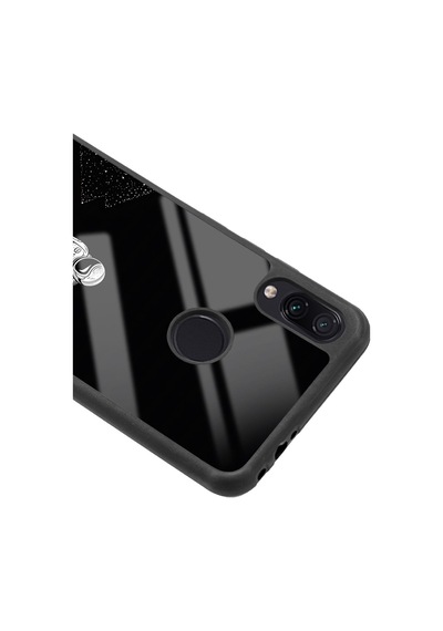 Xiaomi Redmi Note 7 Astronot Tatiana Tasarımlı Glossy Telefon Kılıfı Çok Renkli