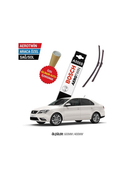 Bosch Aerotwin A555S Seat Toledo Silecek Takımı (2013-2017)