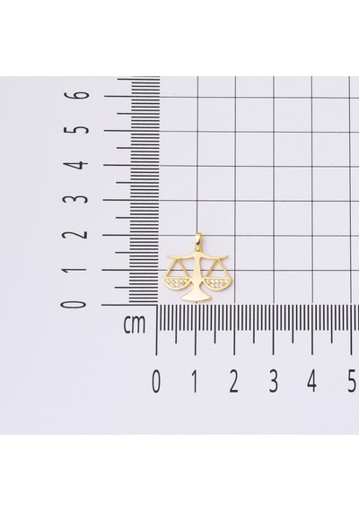 14 Ayar Altın Terazi Kolye KLVRY14K22335