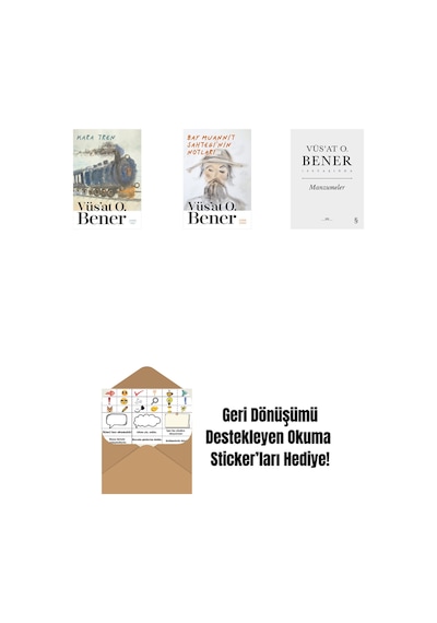 Kara Tren + Bay Muannit Sahtegi'nin Notları + Manzumeler Ciltli + Okuma Sticker'ları