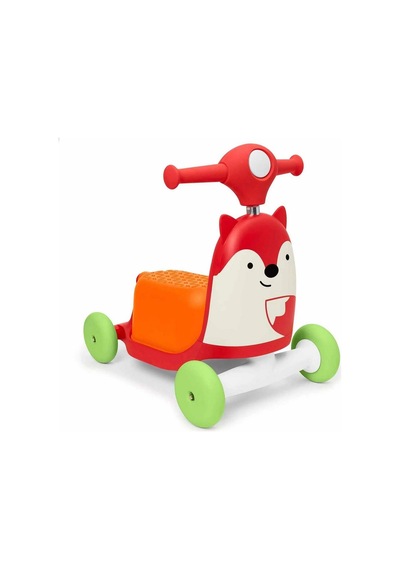 Zoo 3'ü 1 Arada Scooter 1-3 Yaş Tilki