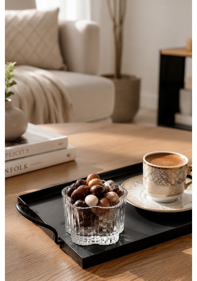 Porsima Ryg7060 Flower 6lı Cam Kase Puding Tatlı Ve Dondurma Kasesi Kahvaltılık Kase Seti Çerez Kasesi 180ml