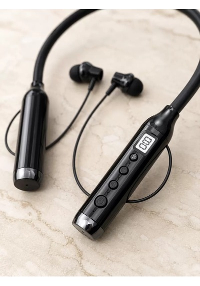 Uzun Kullanım Süreli Bluetooth Kulaklık Boyun Bantlı Mikrofonlu 600 Saat Müzik Süreli Ses Ve Çağrı K