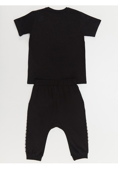 Denokids Mushi Basket Topu Erkek Çocuk T-Shirt Kapri Takım Çok Renkli