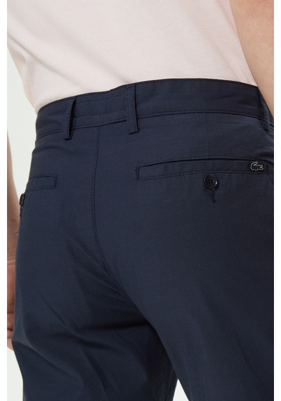 Lacoste Men's Slim Fit Cotton Bermuda Shorts Erkek Pamuklu Bermuda Şort Lacivert