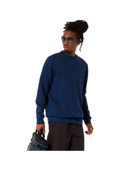 Oakley Relax Crew Erkek Sweatshirt-foa404846 Mavi