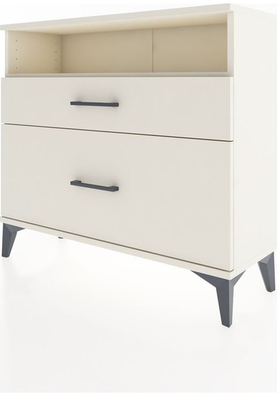 Arges Şifonyer Tek Raflı 2 Çekmeceli 88x30x80 Aytaşı-aytaşı Aytaşı